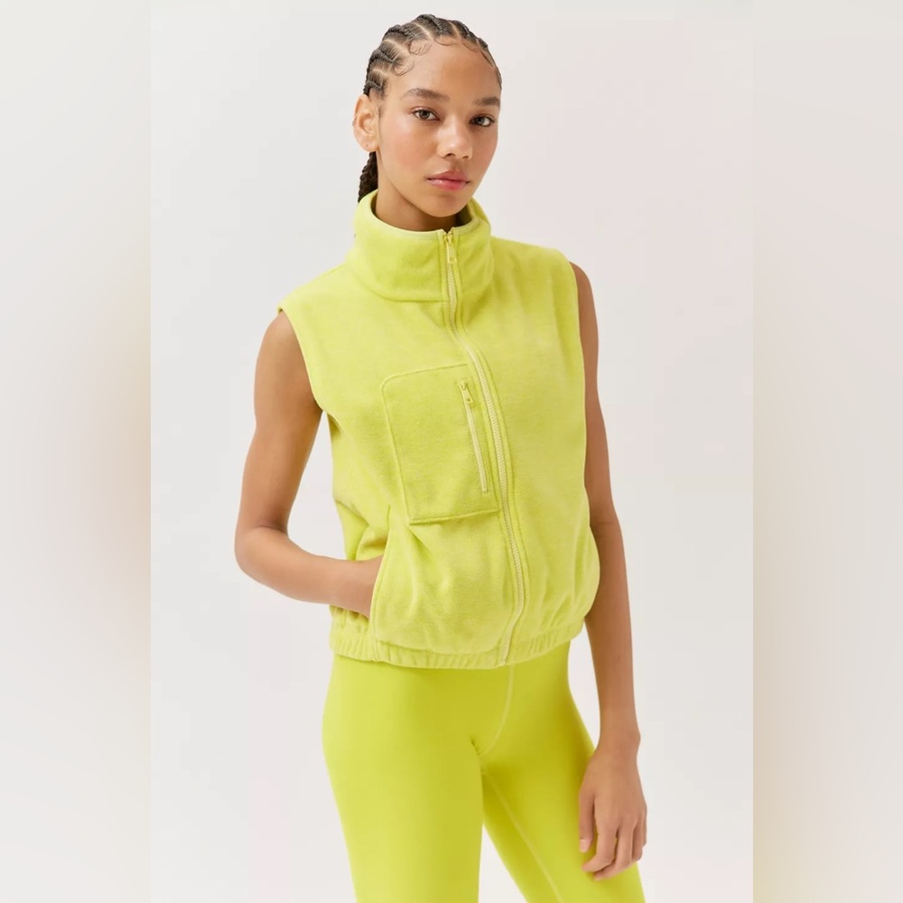 NWT Beyond Yoga Morning Walk Fleece Vest